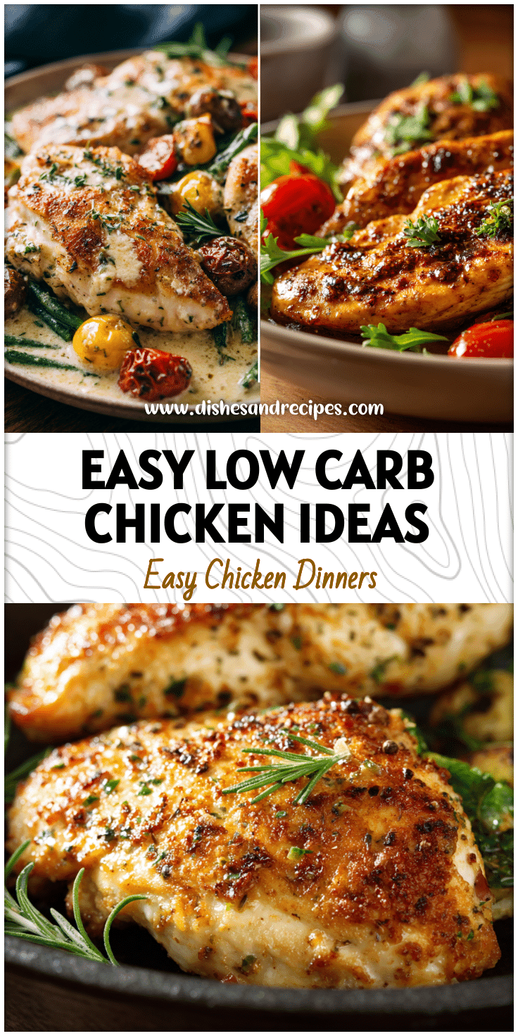 Easy Keto Chicken Ideas & Low Carb Abendessen Rezepte 4 Easy Keto Chicken Ideas & Low Carb Abendessen Rezepte