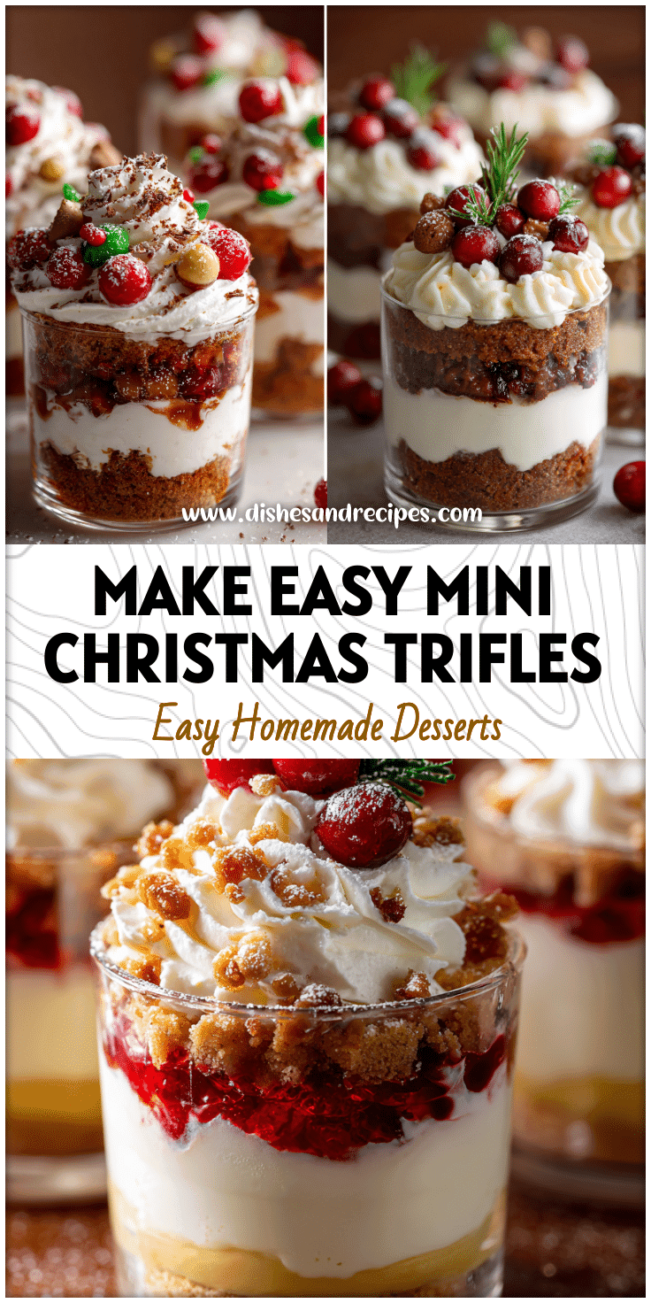 Easy Mini Christmas Trifles: Cute Individual Desserts for the Holidays