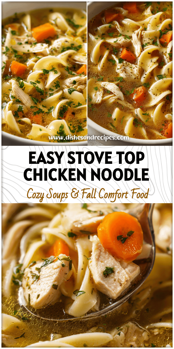 Fresh Chicken Noodle Soup Recipe for the Stove Top