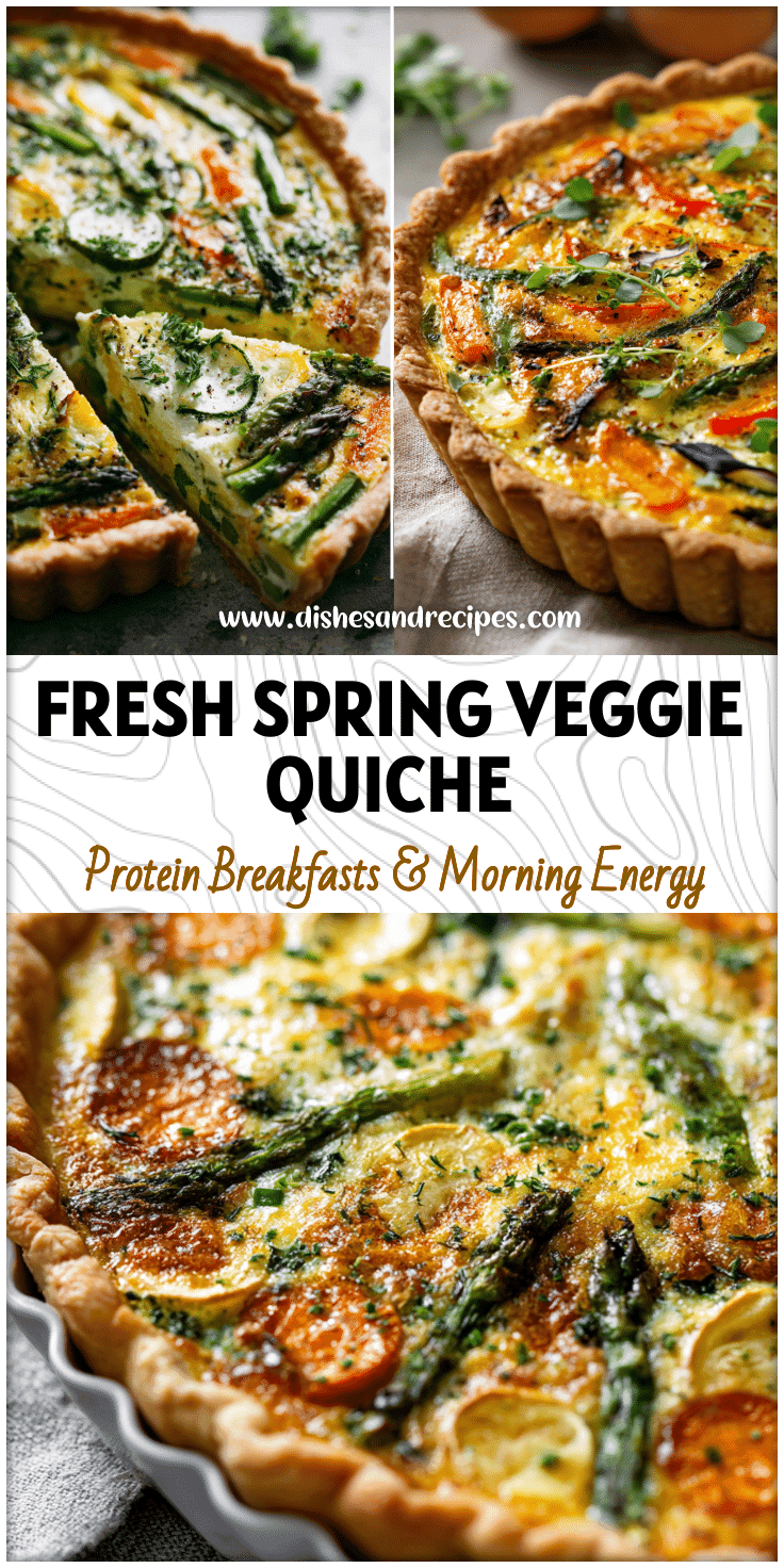 Fresh Spring Vegetable Quiche for a Bright Vegetarian Brunch
