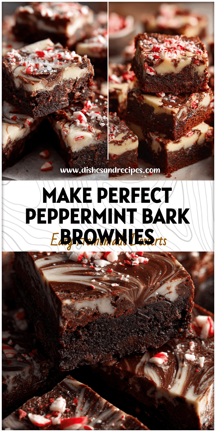 From Scratch Peppermint Bark Brownies Recipe 4 From Scratch Peppermint Bark Brownies Recipe