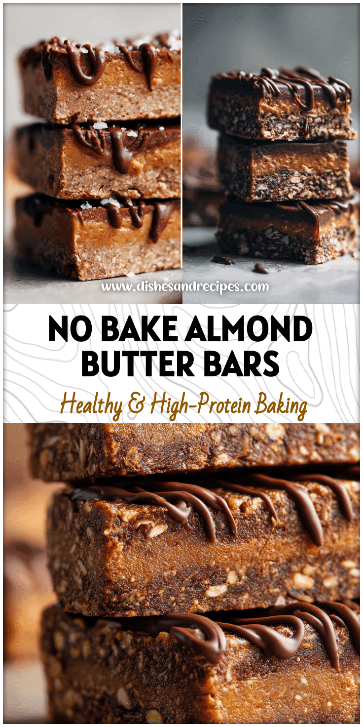 Healthy No-Bake Almond Butter Brownie Bars (Vegan & Protein-Packed) 4 Healthy No-Bake Almond Butter Brownie Bars