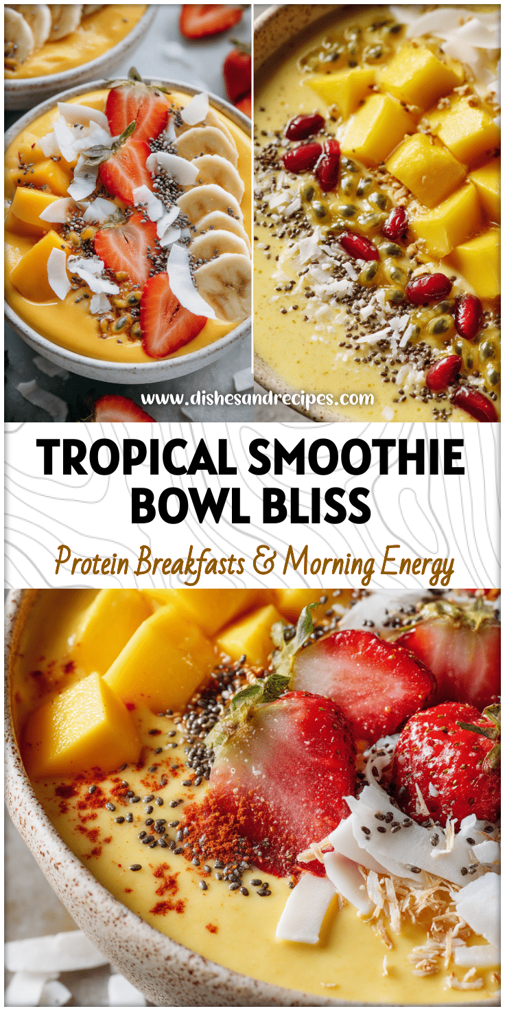 Mango Coconut Smoothie Bowl Recipe Easy & Healthy Delight