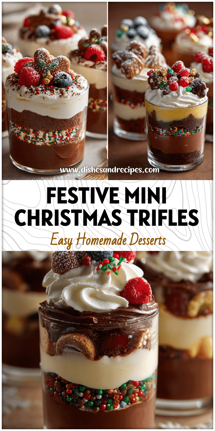 Mini Christmas Trifles that Shine on Your Holiday Table
