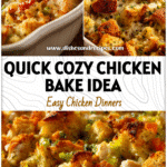 Quick Chicken & Stuffing Bake – Easy Comfort Meal Using Stove Top Stuffing