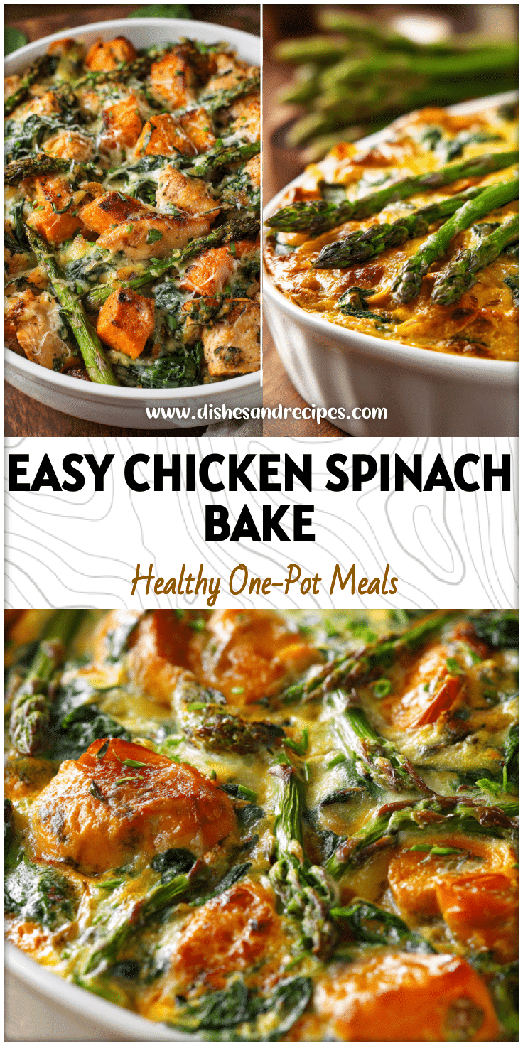 Savory Chicken, Spinach & Sweet Potato Bake Delight 4 Savory Chicken, Spinach & Sweet Potato Bake Delight