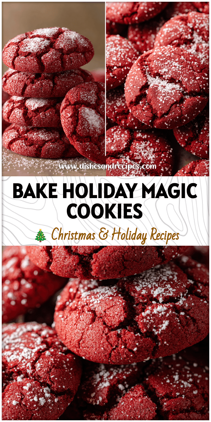 Soft Red Velvet Cake Mix Cookies for Holiday Baking