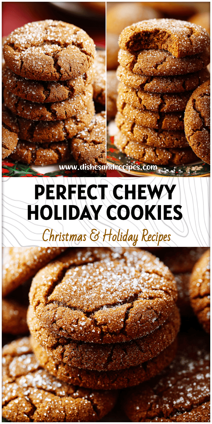 Chewy Ginger Molasses Cookies for Cozy Holiday Baking