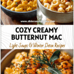 Creamy Butternut Squash Mac & Cheese Recipe for Cozy Nights 5 A bowl of creamy Butternut Squash Mac And Cheese topped with roasted squash and herbs.