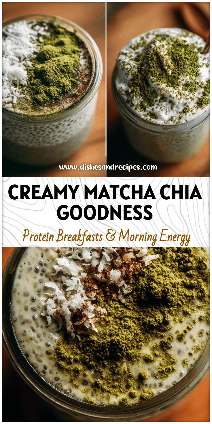 Creamy Matcha Chia Pudding Recipe with Coconut Milk