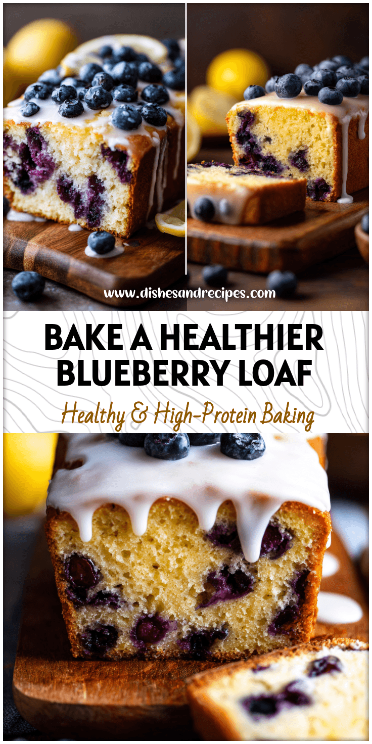 Healthy Lemon Blueberry Loaf Cake with Greek Yogurt 4 Healthy Lemon Blueberry Loaf Cake with Greek Yogurt