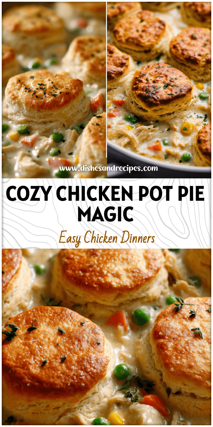Homemade Chicken Pot Pie Casserole Dinner Ideas with Flaky Biscuits 4 Homemade Chicken Pot Pie Casserole Dinner Ideas with Flaky Biscuits