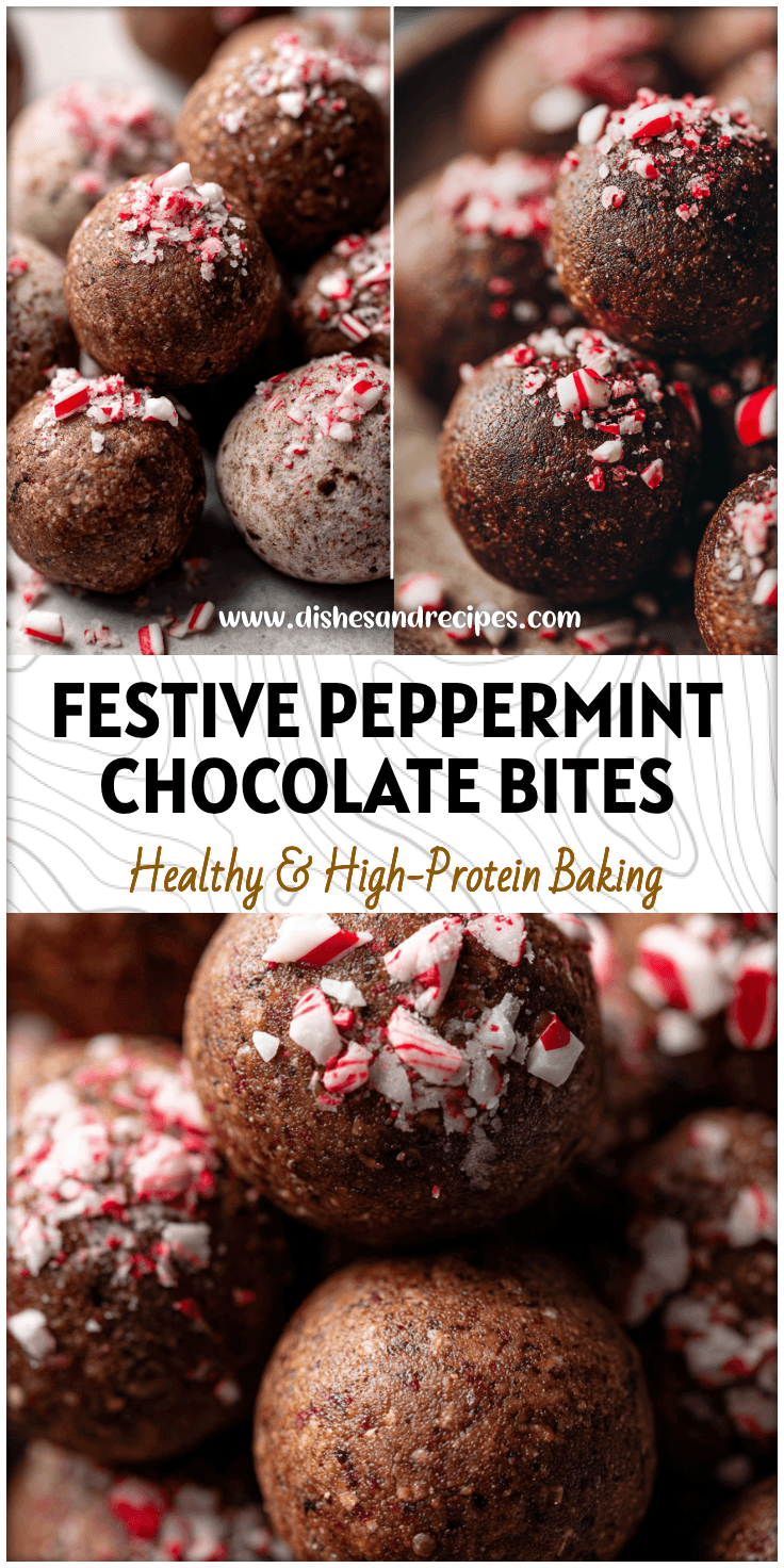 Peppermint Chocolate Protein Bites for a Festive Boost