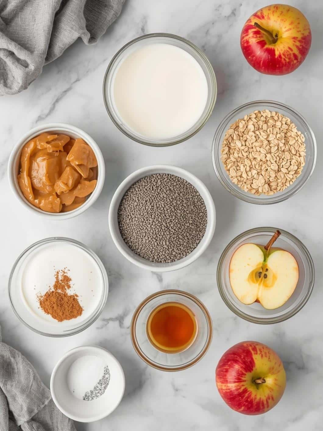 Apple Cinnamon Overnight Oats: Healthy Make-Ahead Breakfast