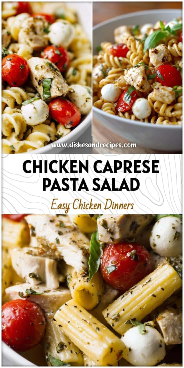 Creamy Chicken Caprese Pasta Salad: Easy Recipe for a Delicious Meal