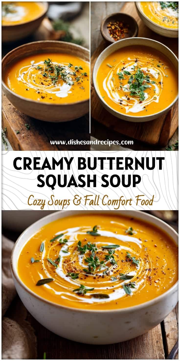 Creamy Roasted Butternut Squash Soup Recipe