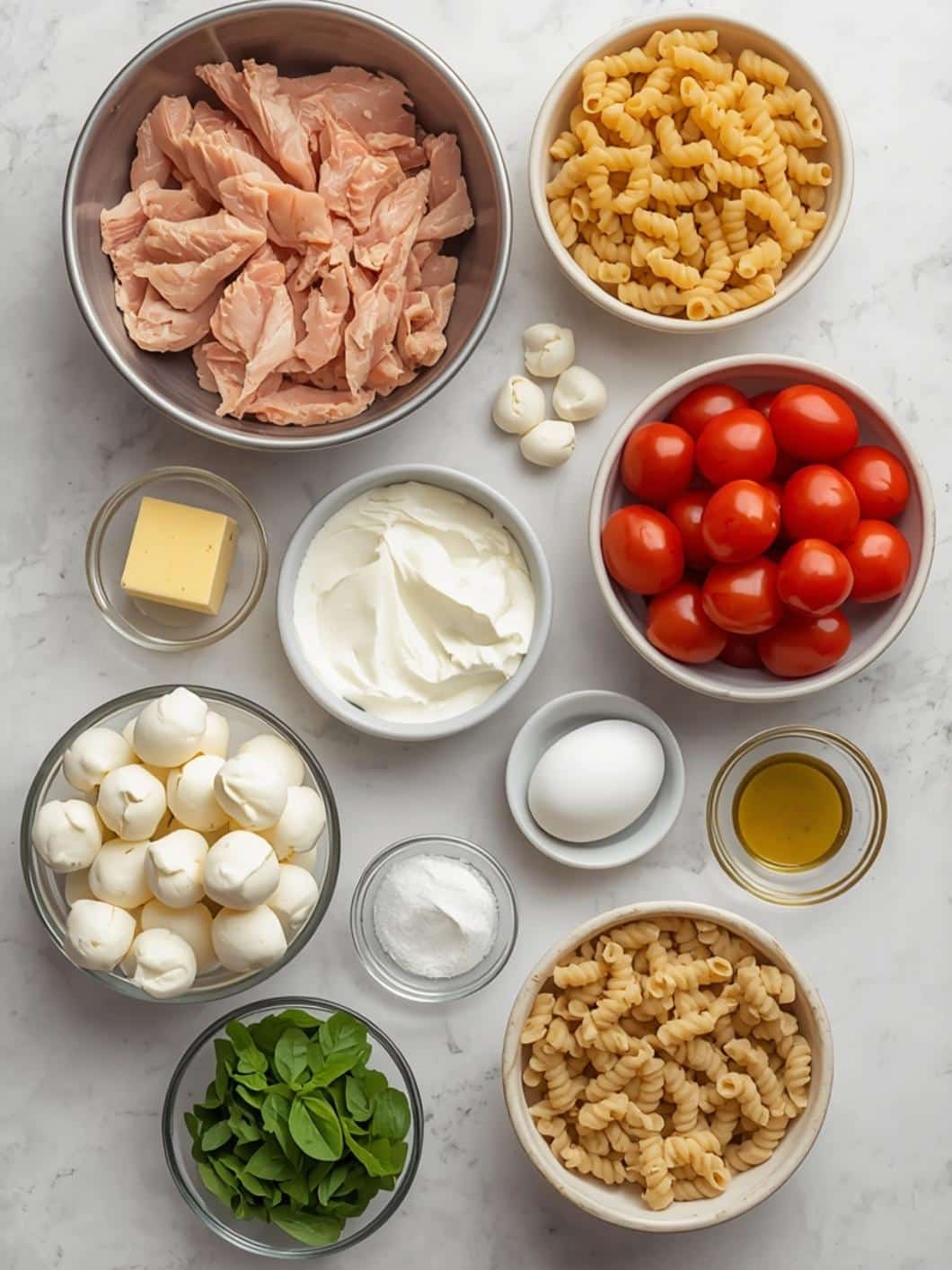 Creamy Chicken Caprese Pasta Salad: Easy Recipe for a Delicious Meal
