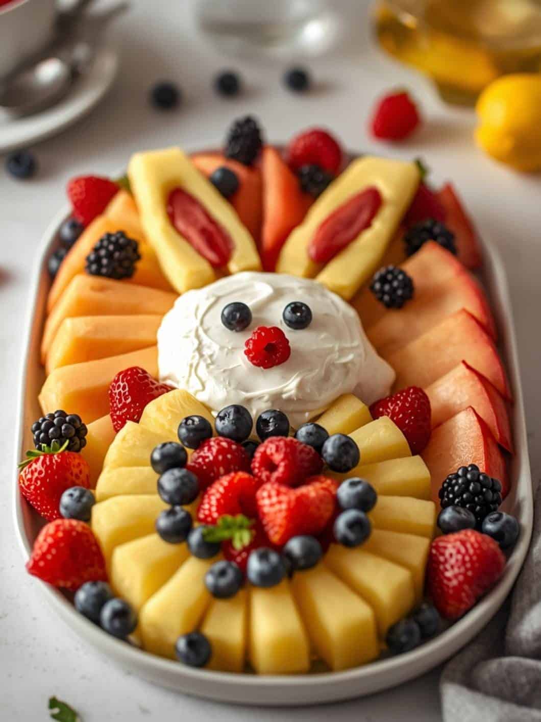 Easter Bunny Fruit Tray: A Fun & Healthy Idea for Your Celebration