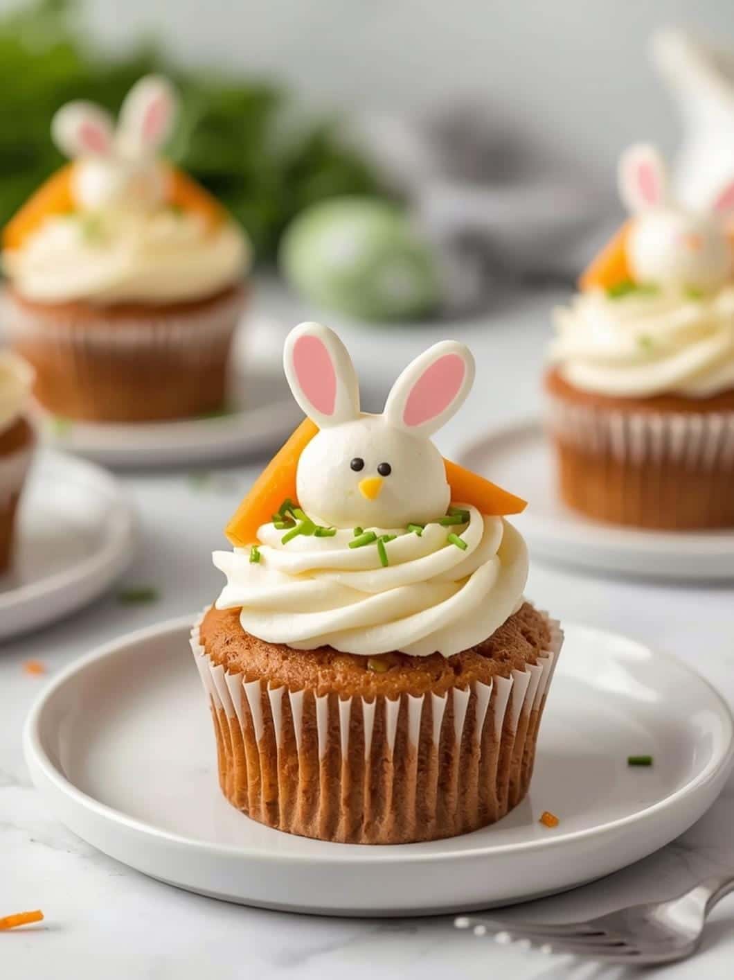 Light Easter Carrot Cake Cupcakes 15 Light Easter Carrot Cake Cupcakes