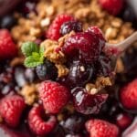 Lightened Summer Berry Crisp Recipe 12 =