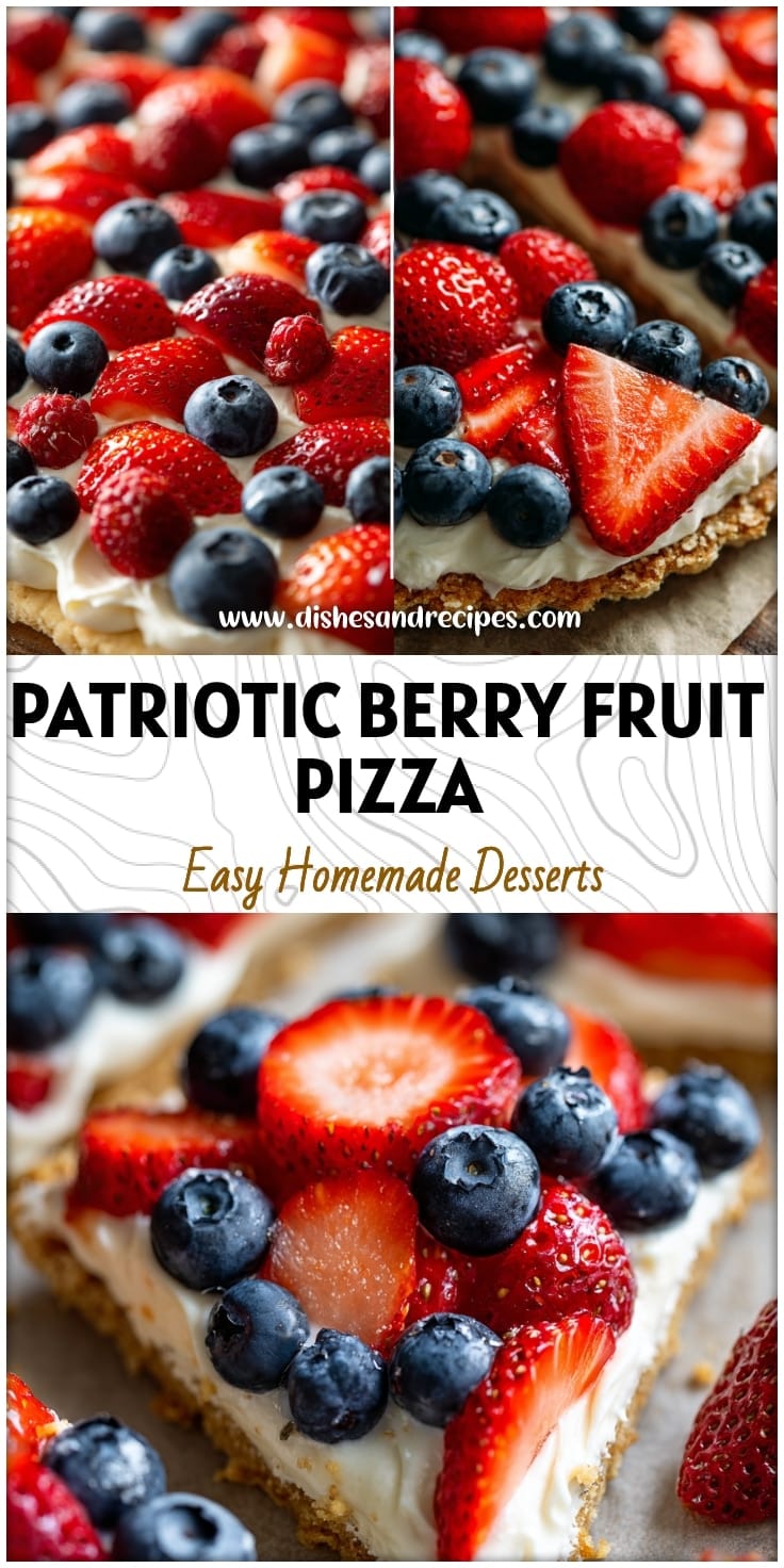 Patriotic Berry Fruit Pizza: Easy 4th of July Dessert & Summer Cookout Recipe 14 Patriotic Berry Fruit Pizza: Easy 4th of July Dessert & Summer Cookout Recipe
