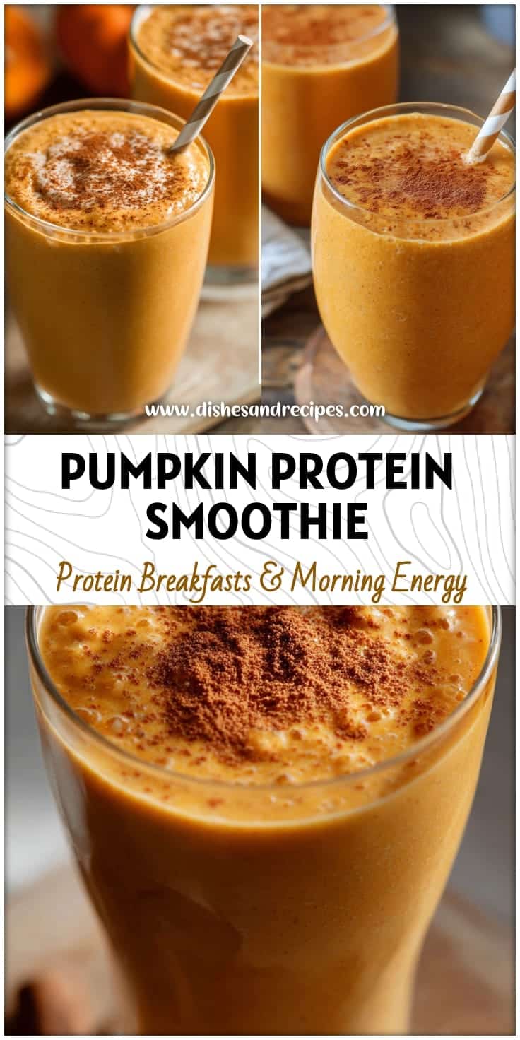 Healthy Pumpkin Protein Smoothie for Fall 14 Healthy Pumpkin Protein Smoothie for Fall