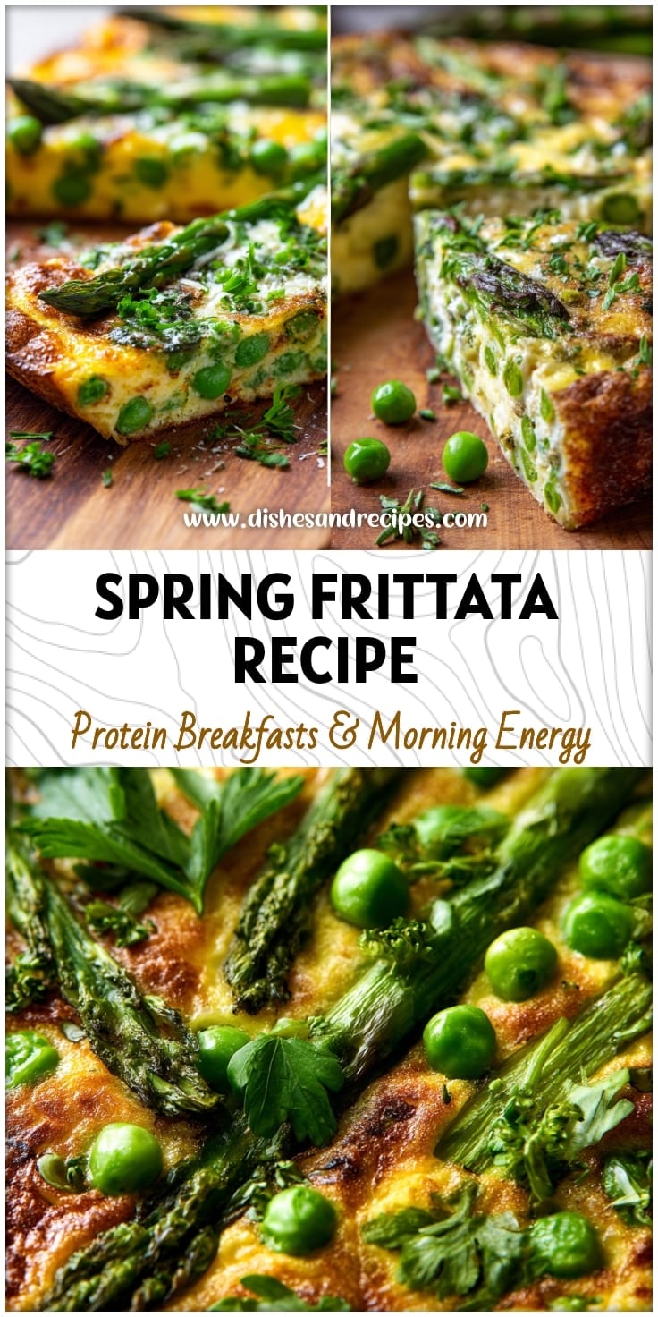 Spring Vegetable Frittata with Asparagus & Peas