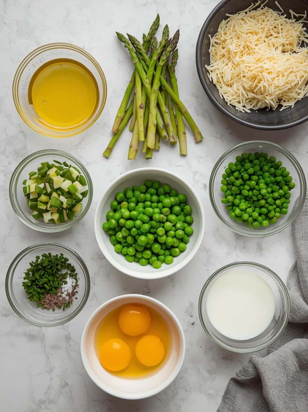 Spring Vegetable Frittata with Asparagus & Peas