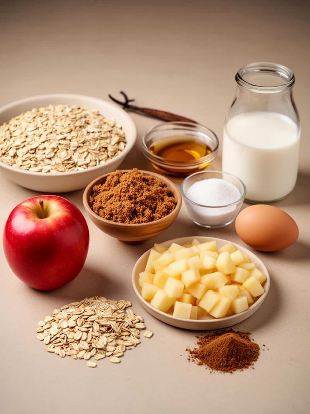 Apple Cinnamon Baked Oatmeal Squares: Easy Make-Ahead Breakfast