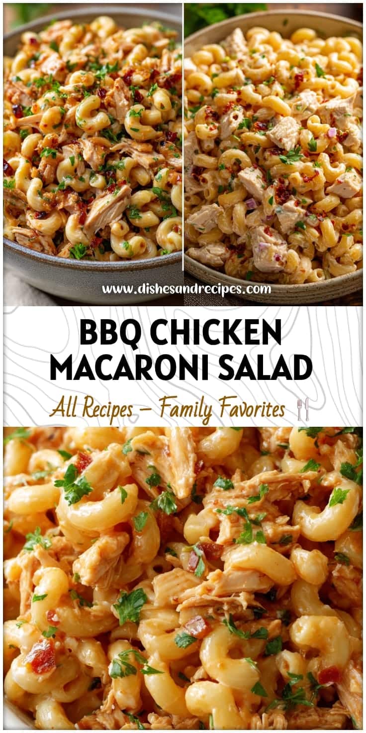 BBQ Chicken Macaroni Salad: Easy & Delicious Cold Pasta Salad Recipe