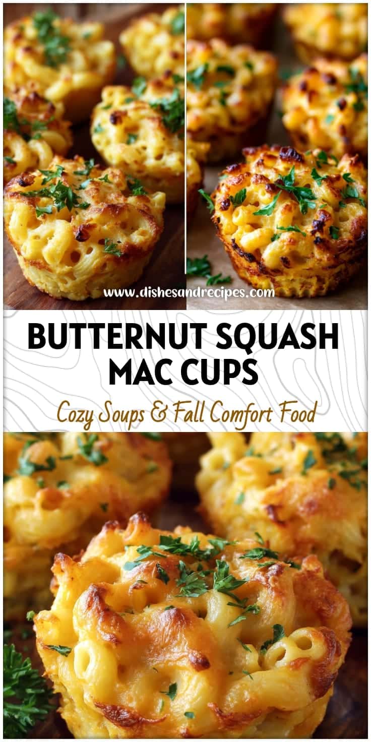 Butternut Squash Mac & Cheese Cups: Easy Fall Potluck Dish