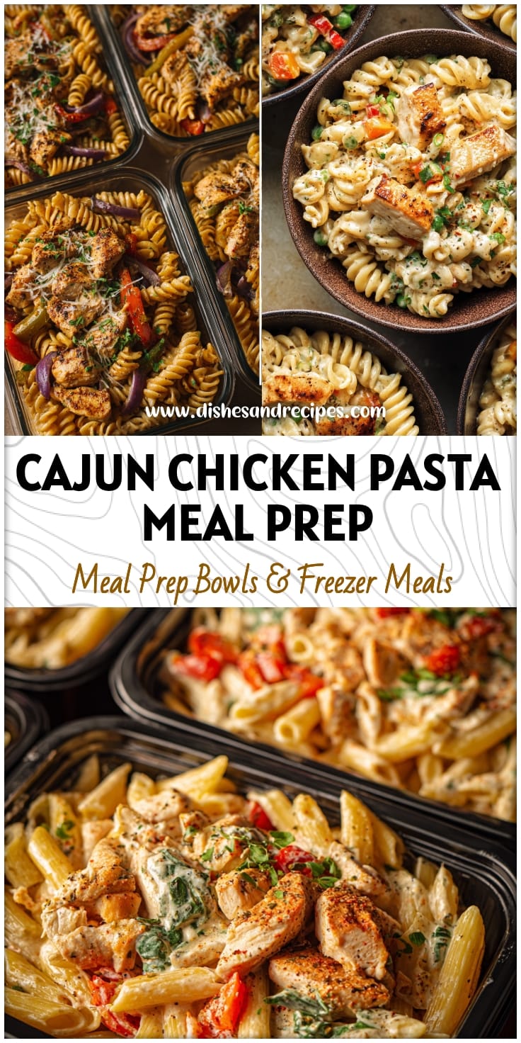 Meal Prep: Creamy Cajun Chicken Pasta for 5 Days