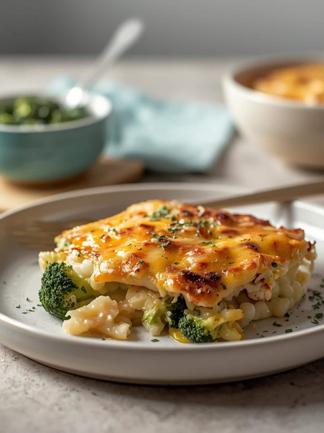 Cheesy Chicken & Broccoli Rice Bake: Easy Family Dinner Recipe