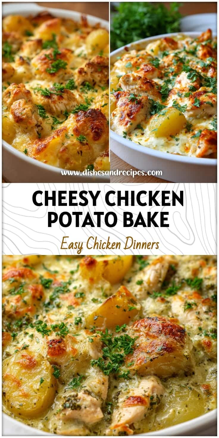 Easy Cheesy Chicken & Potato Bake: A Family Favorite Dinner Idea