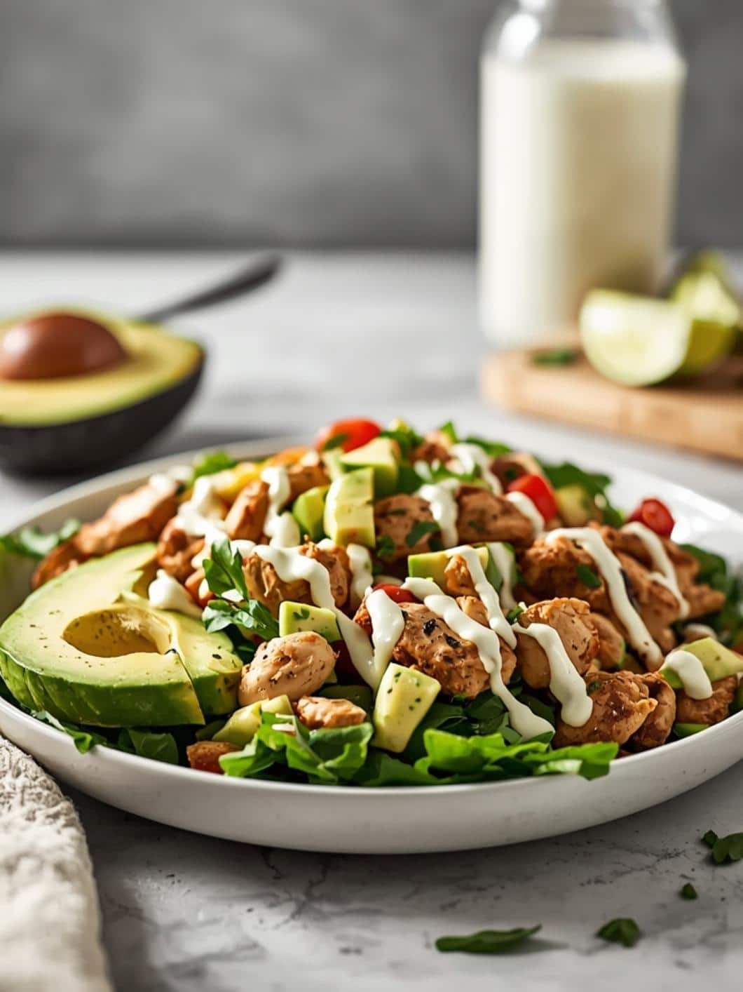 Chicken & Avocado Ranch Chopped Salad 15 Chicken & Avocado Ranch Chopped Salad