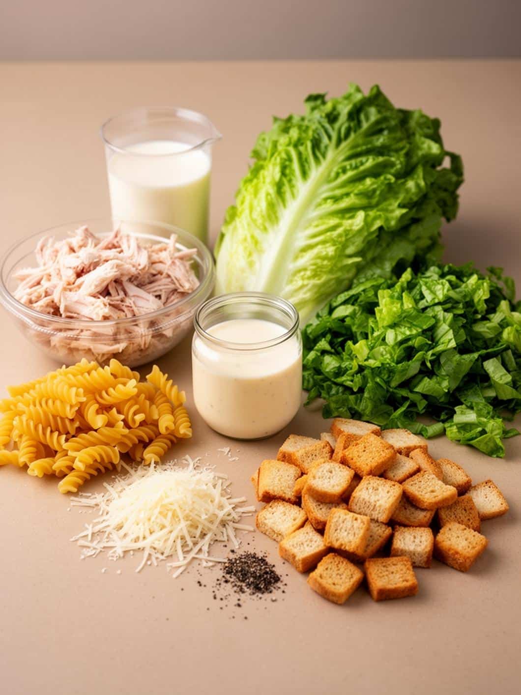 Chicken Caesar Pasta Salad Cups: Easy Lunch & Dinner Idea 13 Chicken Caesar Pasta Salad Cups: Easy Lunch & Dinner Idea