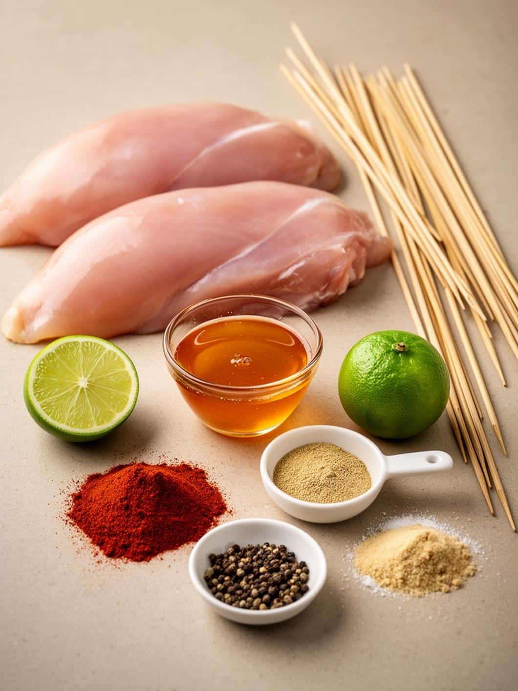 Chipotle Lime Chicken Skewers with a Kick of Honey