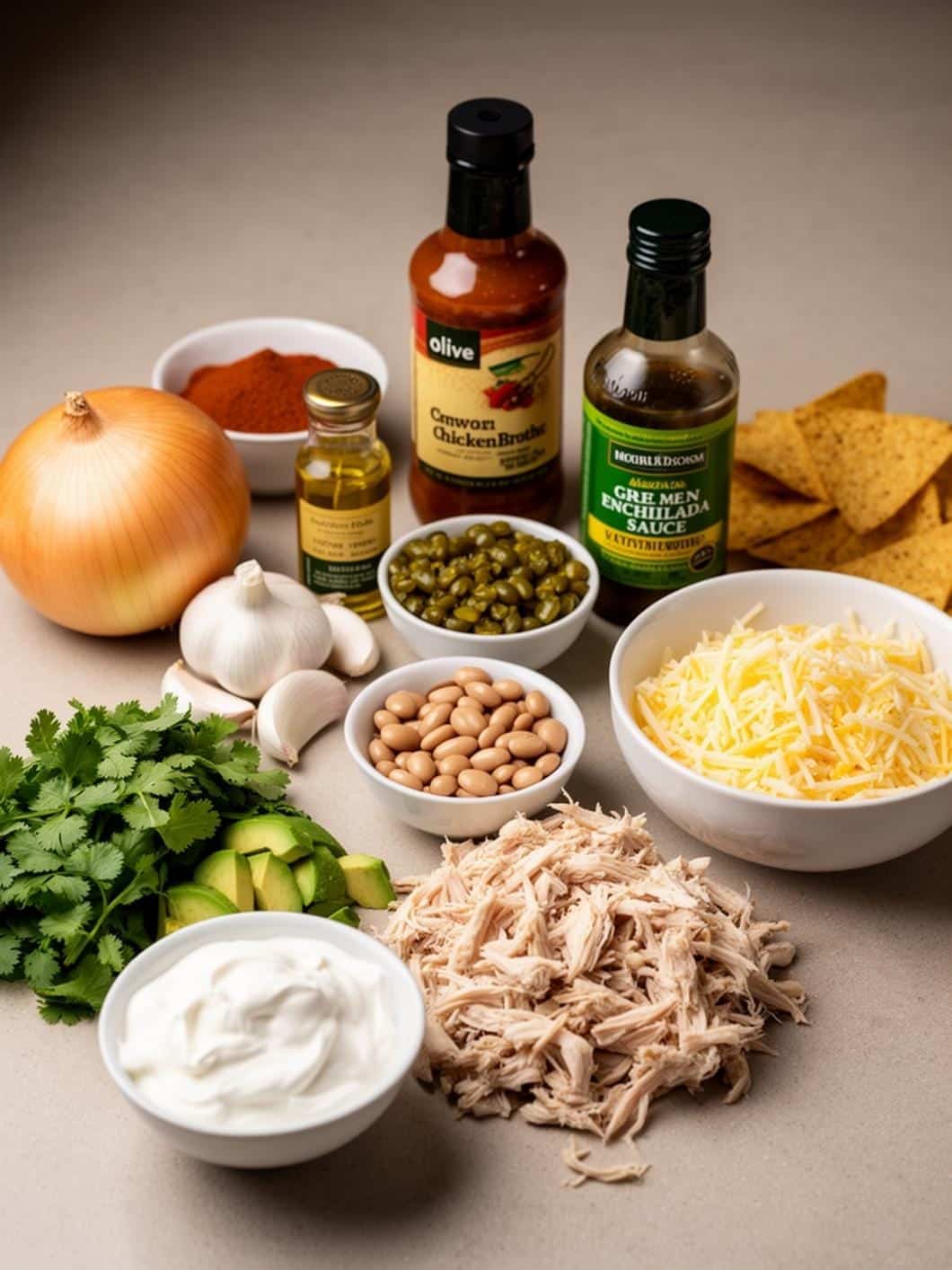 Cozy Chicken Enchilada Soup with Green Sauce - Creamy & Healthy One-Pot Dinner