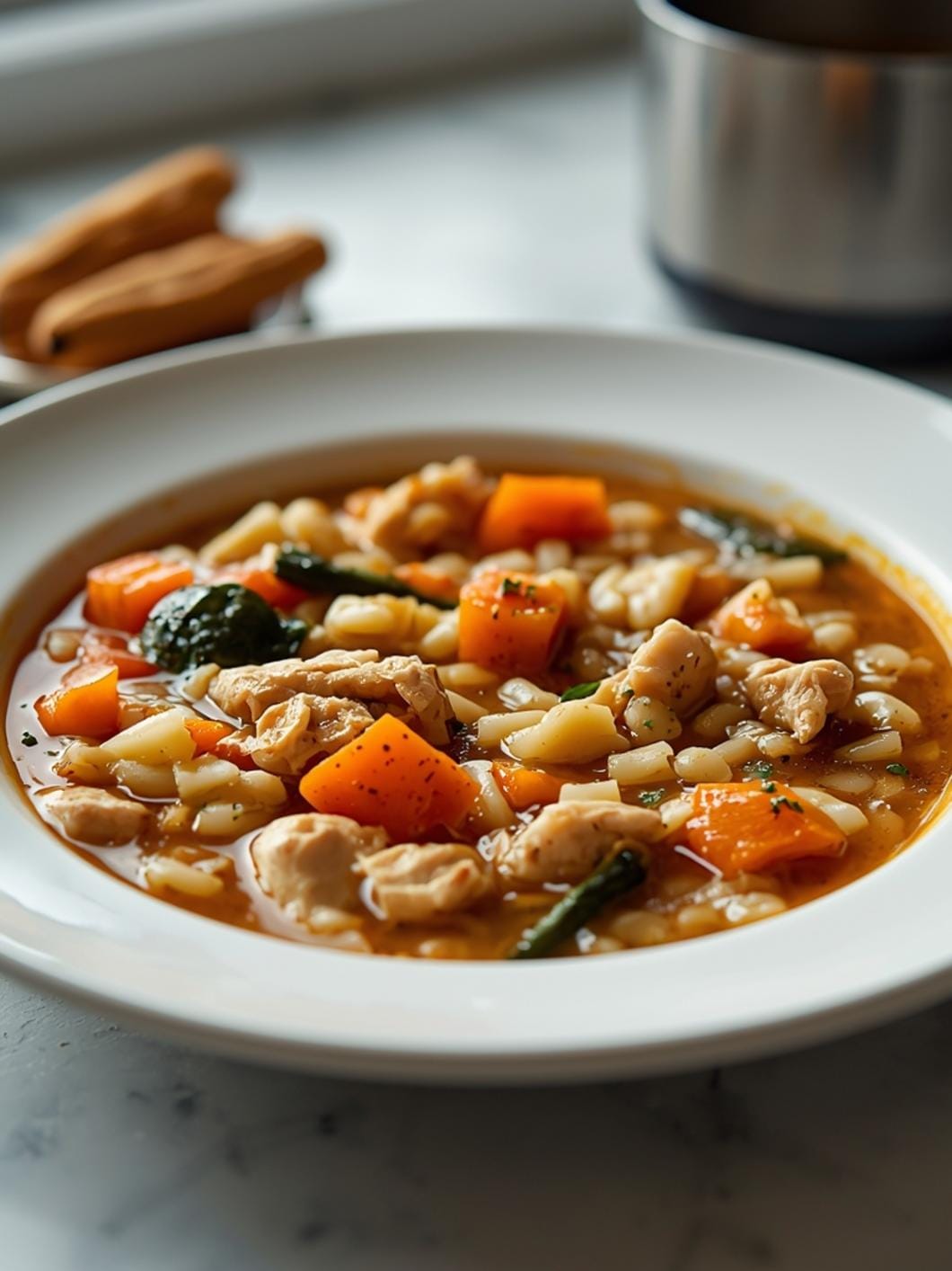 Cozy Chicken & Wild Rice Soup Recipe