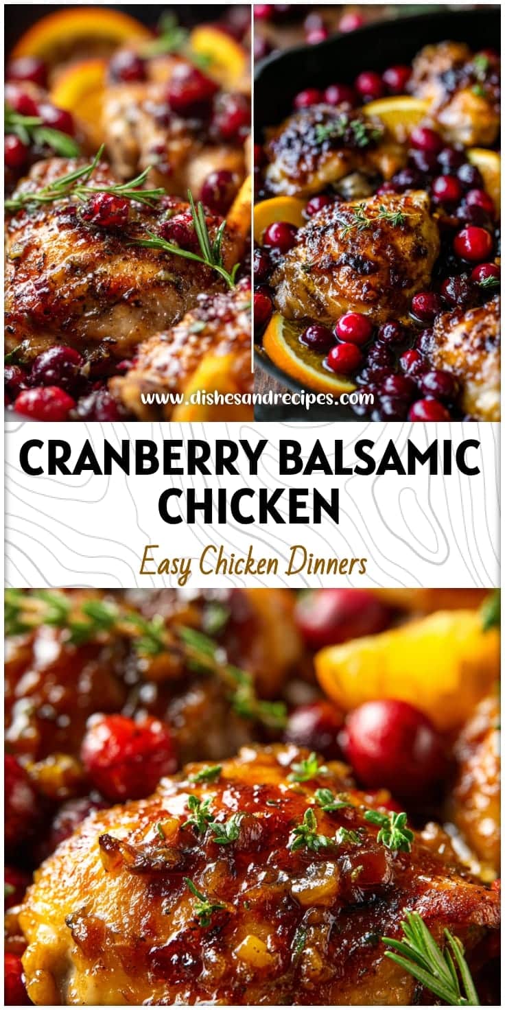 Cranberry Balsamic Chicken Skillet: Easy One-Pan Dinner