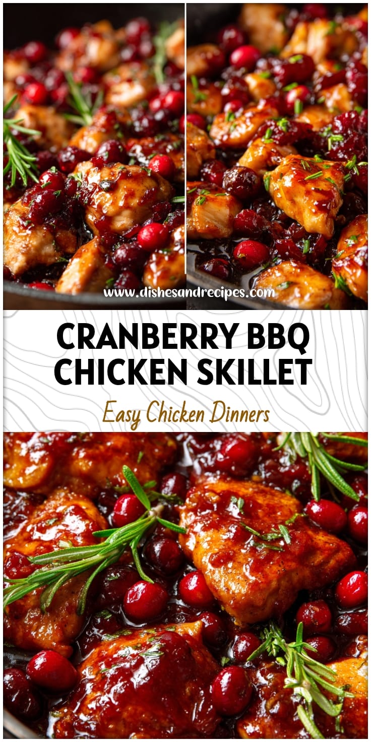 Cranberry BBQ Chicken Skillet: Easy One-Pan Dinner Idea