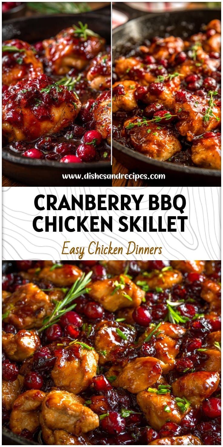 Cranberry BBQ Chicken Skillet: Easy One-Pan Dinner Idea