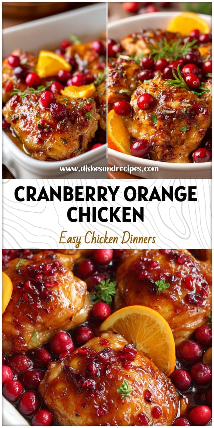 Easy Cranberry Orange Chicken Thighs Recipe