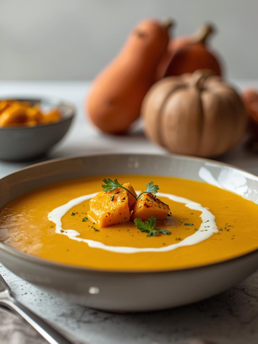 Creamy Butternut Squash Soup Recipe