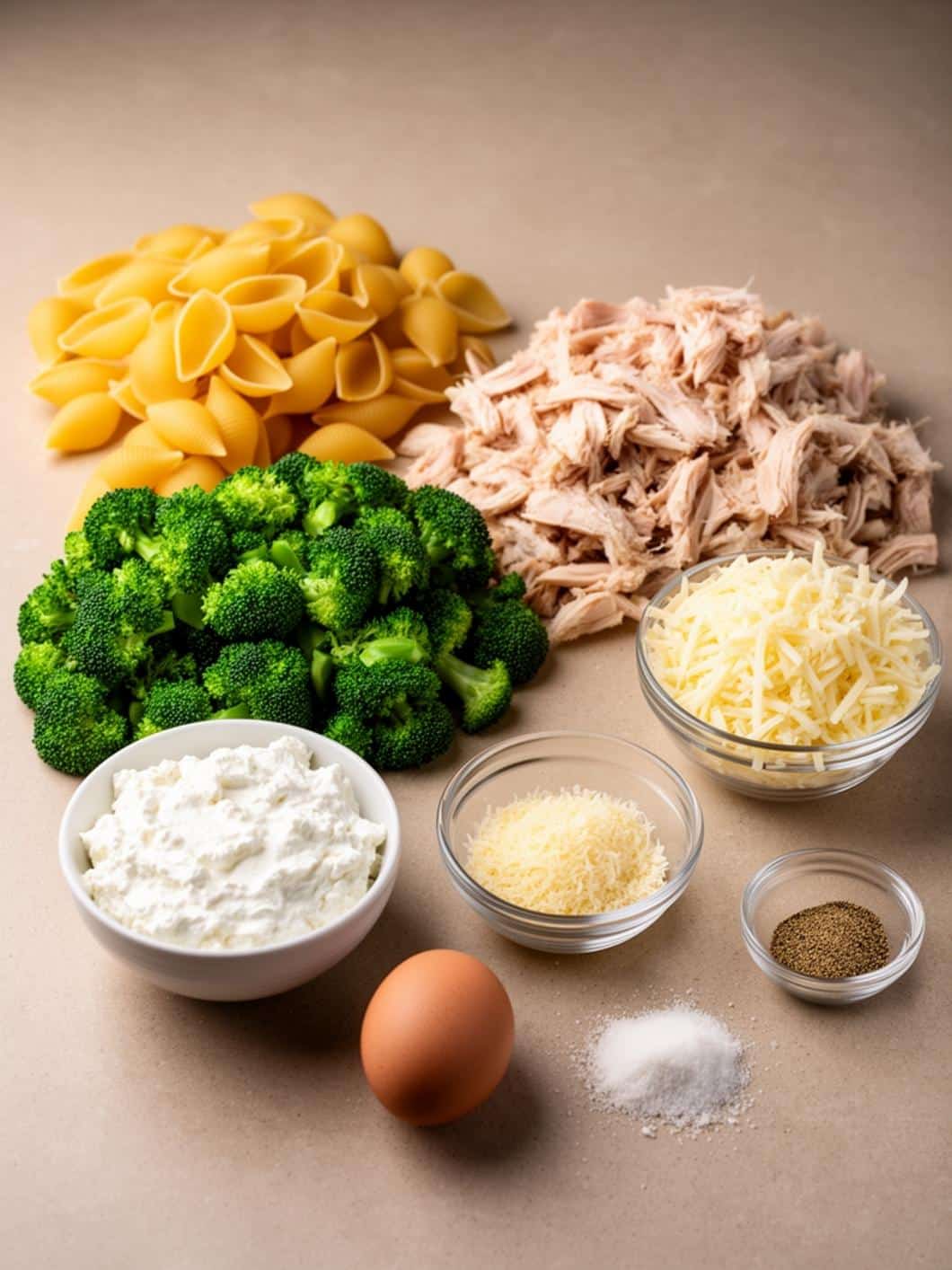 Creamy Chicken Alfredo Stuffed Shells with Broccoli