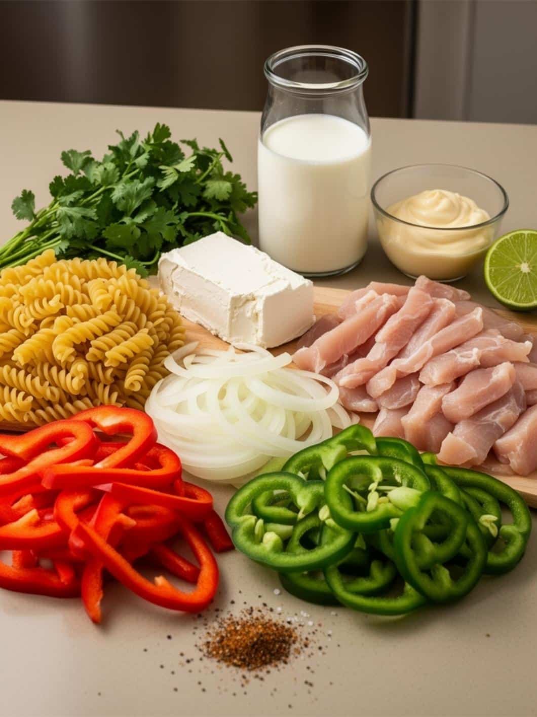 Creamy Chicken Fajita Pasta Salad Recipe 13 Creamy Chicken Fajita Pasta Salad Recipe