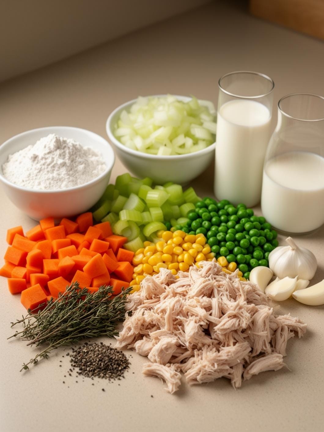 Creamy Chicken Pot Pie Soup Recipe