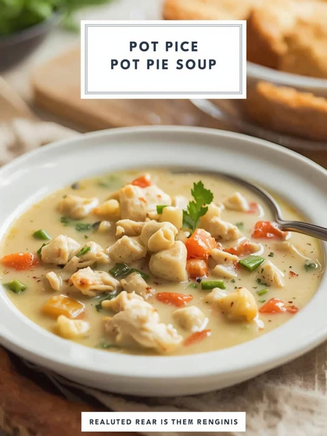 Creamy Chicken Pot Pie Soup Recipe