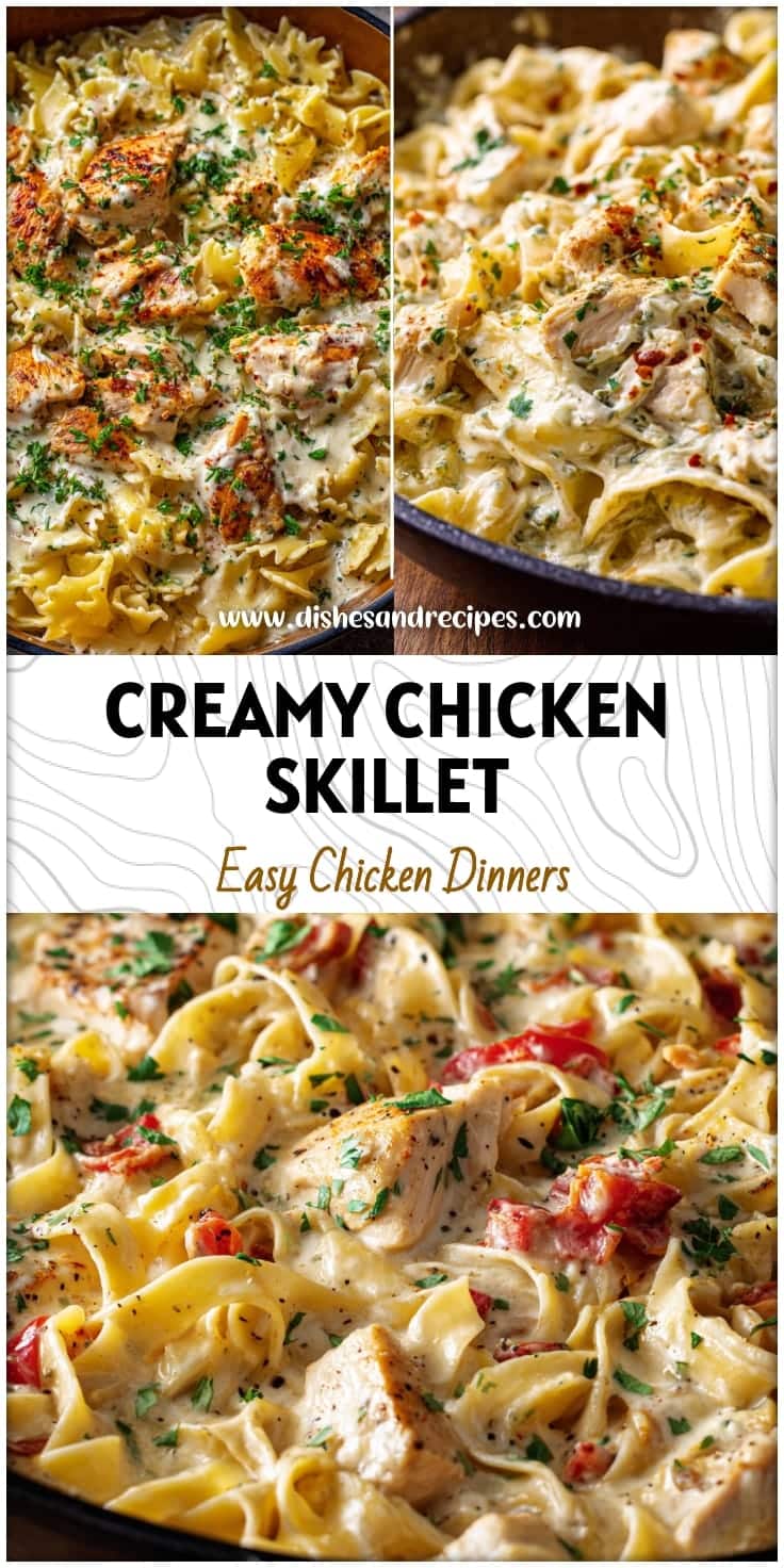 Creamy Chicken Skillet: Easy Pantry Meal for Weeknights