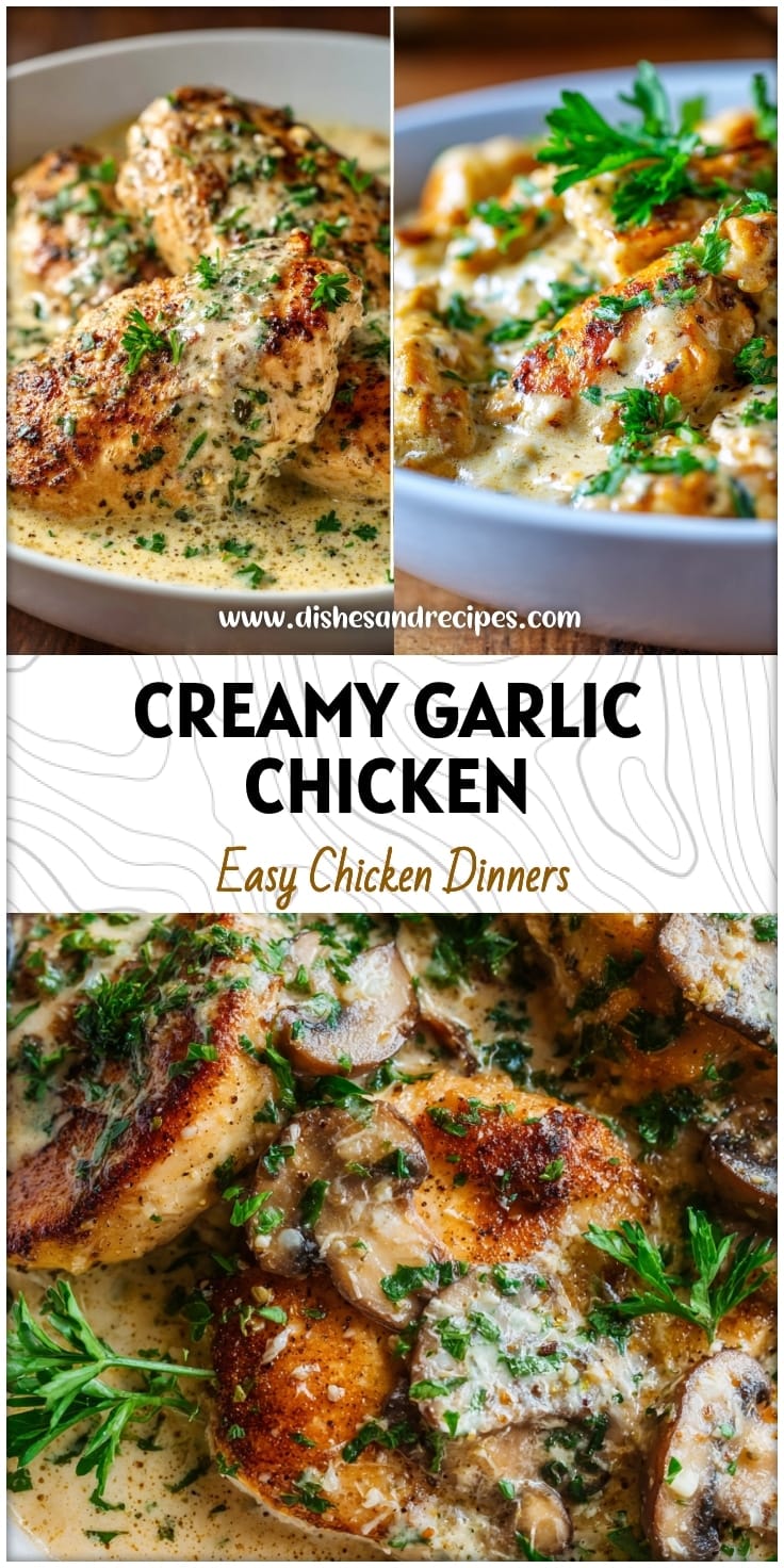 Creamy Garlic Chicken Without Heavy Cream